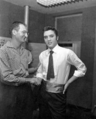 1956 Oct 12 Leonard Mixon and Elvis.jpg