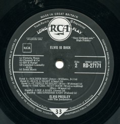 Album Label - Elvis is Back - Side 1 - 002.jpg