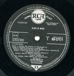 Album Label - Elvis is Back - Side 1 - 001.jpg