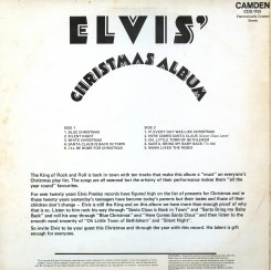Album Sleeve - Elvis' Christmas Album - Back.JPG