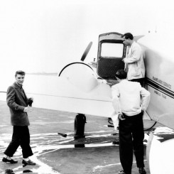 1956 April 14 Boarding Plane to Memphis.jpg