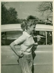 013c - 19th April 1957 - Yvonne Lime [by car solo].jpg